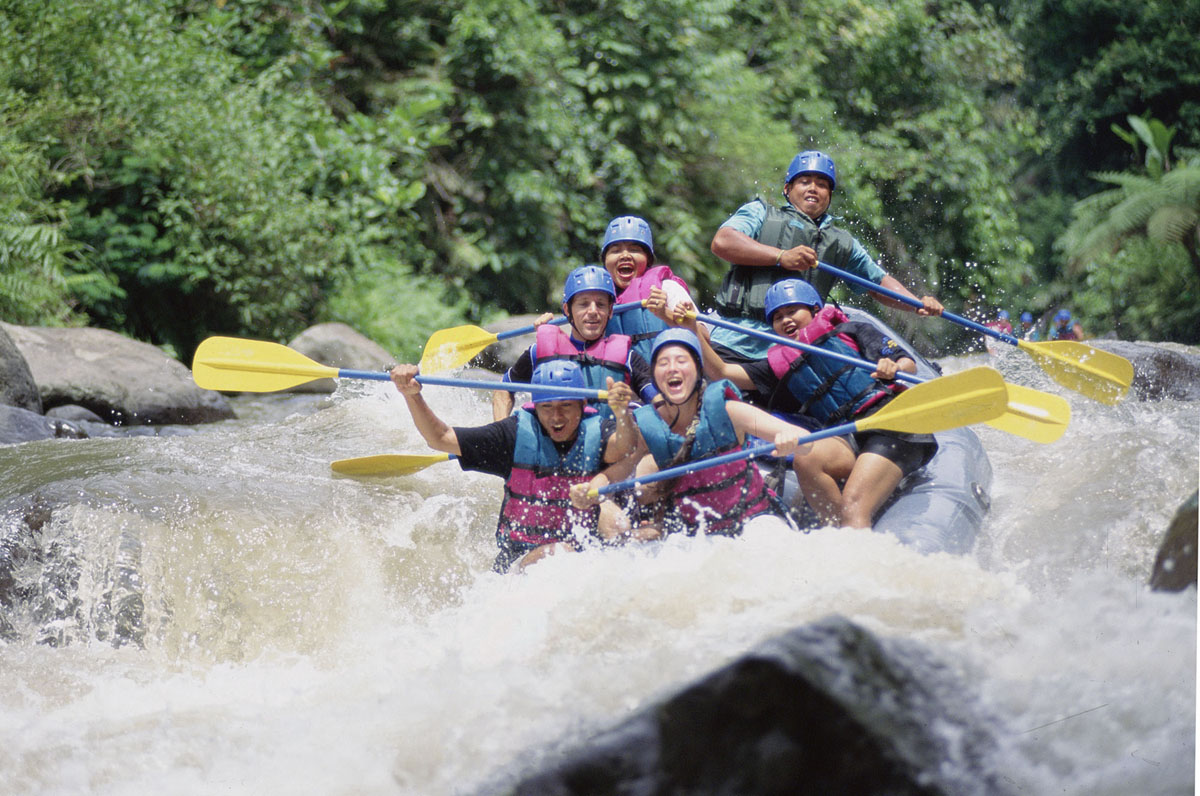 rafting op Bali